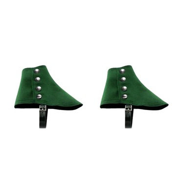 Męskie ochraniacze na buty Ryczące ochraniacze na buty Steampunk w stylu vintage, impreza w kolorze zielonym