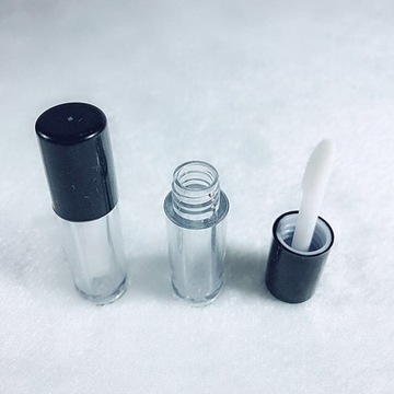 Clear Gloss, 50 мини-многоразовых бутылочек для бальзама для губ