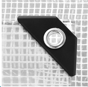 PLANDEKA 1,5x2 PRZEŹROCZYSTA ZBROJONA Wodoodporna 100g UV++