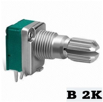 Potencjometr obrotowy 2k Ohm liniowy 9x11mm