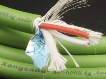 КАБЕЛЬ XANGSANE SP-6008AG МЕДНЫЙ 7N OCC ПОСЕРЕБРЕННЫЙ INTERCONNECT RCA XLR 1M