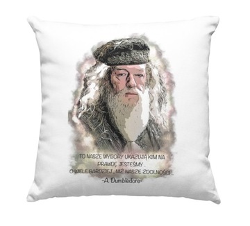 Poszewka 40x40 Dumbeldore sentencja Harry Potter