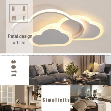 Потолочная лампа светодиодное облако современное Zyrandole для детской комнаты