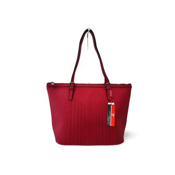 Pierre Cardin torba shopper bordowa