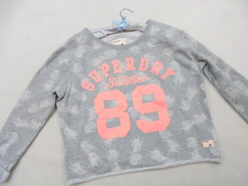 38 SUPERDRY BLUZA DRESOWA ANANASY PRINT Z822