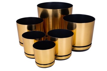 ДЕКОР диаметр цветочного горшка 26 см, медный цвет