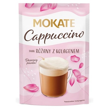 Mokate Cappuccino Róża Kolagen Napój Kawa z Pianką 40g