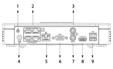 NVR2104-P-S3 IP-РЕГИСТРАТОР 4 КАНАЛА, 4 PoE DAHUA