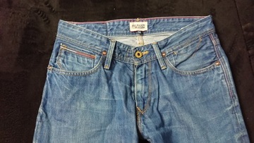 super spodnie TOMMY HILFIGER r 29/32 SCANTON jeans