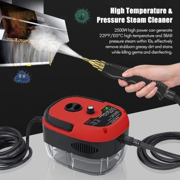 Kavolet 2500 W Портативный паропылесос для чистки кафеля и т. д. N141