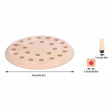 Деревянные шахматы на память для детей, красочный пазл Монтессори MEMORY