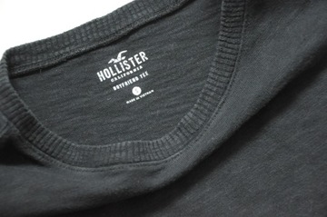 HOLLISTER Krótsza bluza oversize w czerni + logo S