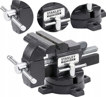 IMADŁO ŚLUSARSKIE MAXSTEEL OBROTOWE 100mm STANLEY