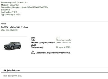 BMW X1 U11 Crossover 2.0 18d 150KM 2022 BMW X1 2.0 diesel Automat Skóry Hak FV23%, zdjęcie 37