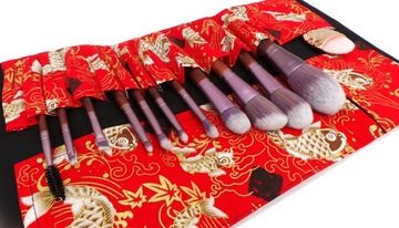 Чехол для кистей для макияжа, органайзер на завязках.