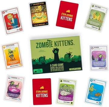 Zombie Kittens by Exploding Kittens - Card Games f
