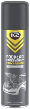 K2 PODKŁAD EPOKSYDOWY szary, ANTYKOROZYJNY, epoxy primer, spray 500ml