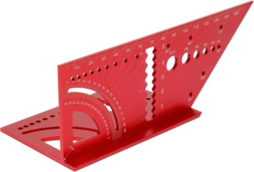 KĄTOWNIK STOLARSKI PRZESTRZENNY 3D ALUMINIOWY