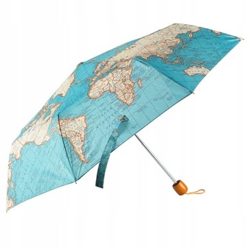 PARASOL Z MAPĄ Sass & Belle Vintage Map