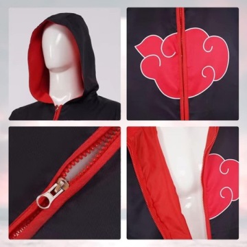 Косплей аниме Наруто Акацуки Учиха Итачи маскировка, косплей 3xl пальто