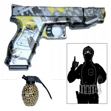 Pistolet kulki KARABIN Pistolety Broń Karabiny + KULKI i TARCZA