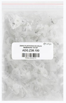 ЛЯГУШКИ ПЛАСТИКОВАЯ ЛЯГУШКА НА КОЛЕСО, ПРОЗРАЧНАЯ 100 ШТ.