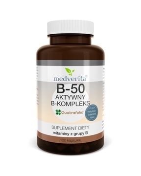 Medverita B-50 Metylowany kompleks witamin 120kaps