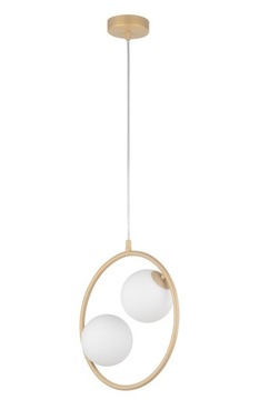SIGMA Nowoczesna lampa LED AQUA 2 lampa wisząca złoty beż LED