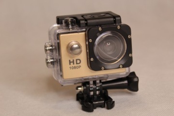 ВОДОНЕПРОНИЦАЕМАЯ СПОРТИВНАЯ КАМЕРА - КОМПЛЕКТ С КОРПУСОМ