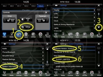 CHRYSLER PACYFICA UC84 POLSKIE MENU RADIO MAPA USA