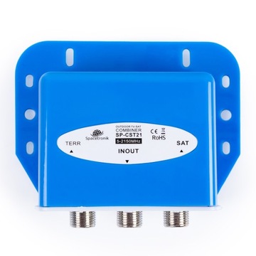 Комбайнер спутникового ТВ Spacetronik SP-CST21