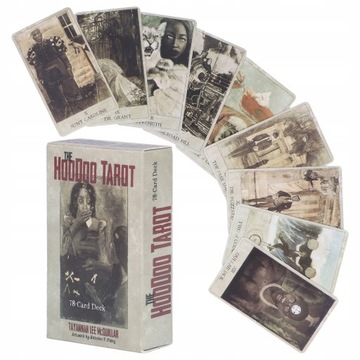 ZESTAW KARTY DO GRY TAROT HOODOO 78 KART TAROTA