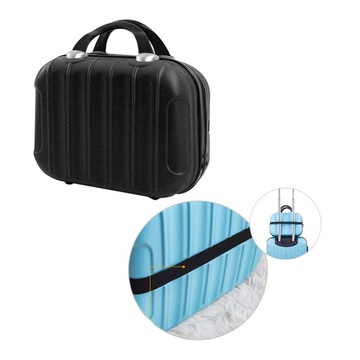 Чемодан-органайзер для косметики, черный 32x23см