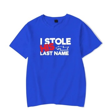 I Stole Her Heart/His Last Name T Shirt Couple Mat