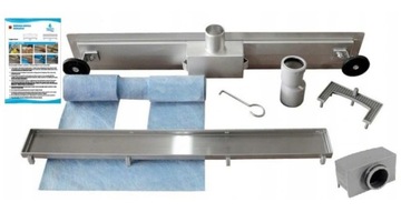 Линейный слив Balneo 2в1 90 см стандарт