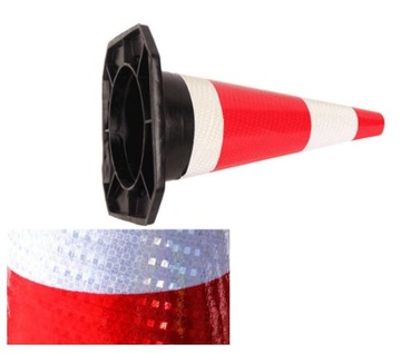 Дорожный конус, пост сигнализации, отражатель, 77 см