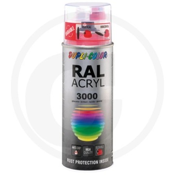 Lakier RAL 3004 czerwony spray akryl GRANIT 400ml