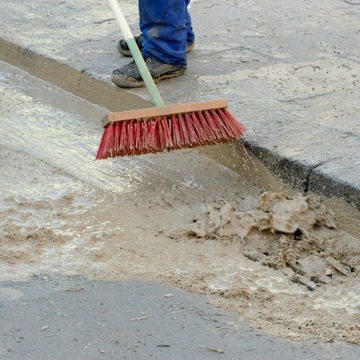 ZAMIATACZ ULICÓWKA MIOTŁA SZCZOTKA ZMIOTKA 30 CM KIJ DO ZAMIATANIA OPRAWNA