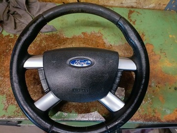 KIEROWNICA SKÓRZANA MULTIFUNKCYJNA FORD FOCUS MK2