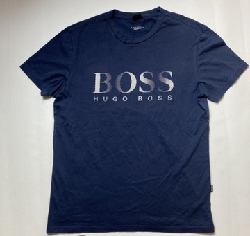 Hugo Boss Sun Protection UV ORYGINALNY GRANATOWY T SHIRT KOSZULKA /L