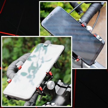 ДЕРЖАТЕЛЬ ДЛЯ ВЕЛОСИПЕДНОГО ТЕЛЕФОНА НА РУЛЕ ВЕЛОСИПЕДА, ПРОЧНЫЙ АЛЮМИНИЙ