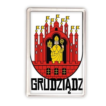 magnes akrylowy herb Grudziądz