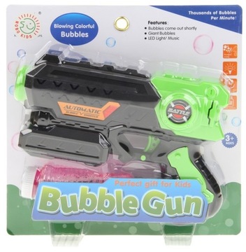 Pistolet Bańki Mydlane Puszczania Automat Baniek Płyn do Baniek Mydlanych