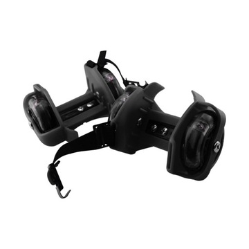 Колеса на каблуке Туфли на колесиках со светящимися колесиками на каблуке Черные