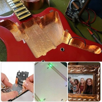 25 МЕТРОВ! МЕДНАЯ ПОЛОСКА ДЛЯ УЛИТОК 50мм 25м