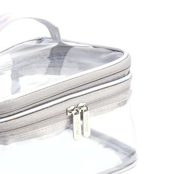 Прозрачная косметичка Прозрачная дорожная сумка с двойным слоем