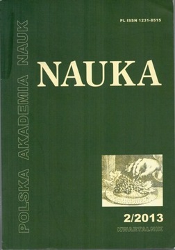 NAUKA POLSKA AKADEMIA NAUK 3/2013