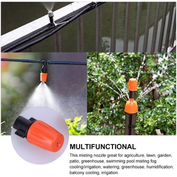 ZESTAW ŁĄCZNIKÓW REGULOWANA DYSZA ROZPYLAJĄCA 20 SZT