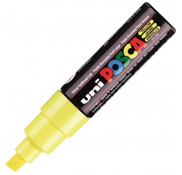 MARKER POSCA PC-8K UNI Z FARBĄ PLAKATOWĄ ŻÓŁTY