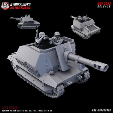 German SPG auf Geschutzwagen FCM36(f) Kyoushuneko